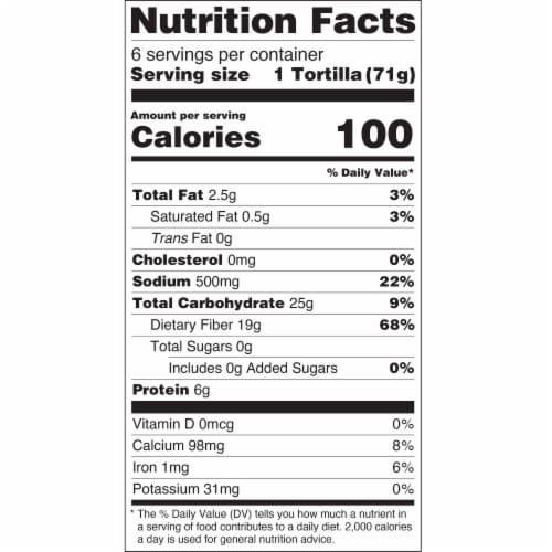 Olé Xtreme High Fiber Burrito Wrap Keto Friendly Tortillas Perspective: right