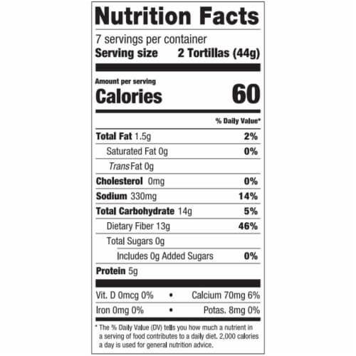 La Banderita Carb Counter Keto Certified Street Taco Flour Tortillas Perspective: right