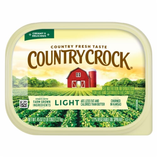 Country Crock Light Vegetable Oil Spread Perspective: right