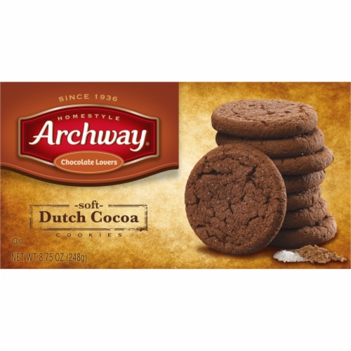 Archway Cookies, Soft Dutch Cocoa Cookies, 8.75 Oz Perspective: right