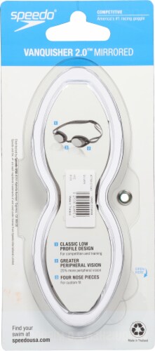 Speedo® Vanquisher 2.0™ Mirrored Swim Goggles Perspective: right