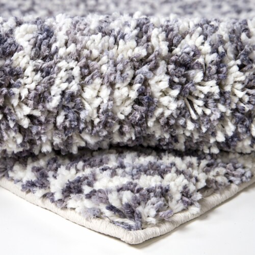 Harrington's Cotton Tail Collection Area Rug - Light Gray Perspective: right