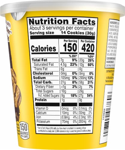 Keebler Mini Fudge Stripes Cookies Perspective: right