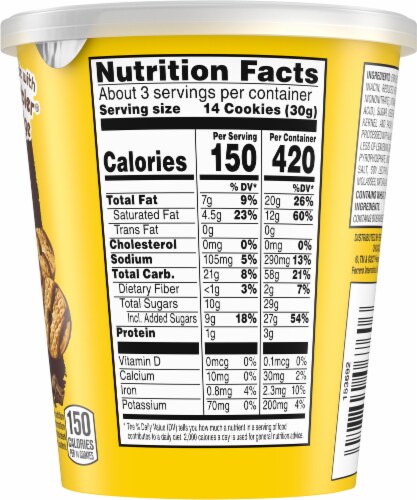 Keebler Mini Fudge Stripes Cookies Perspective: right