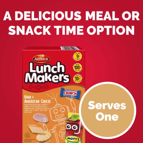Armour LunchMakers Ham & American Cheese Meal Kit with Juice & Candy Bar Perspective: right