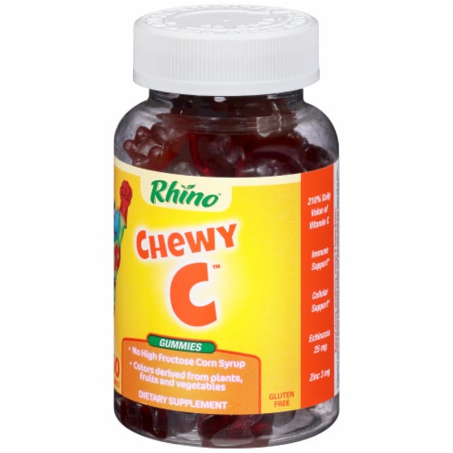 Rhino Chewy C Vitamin Gummies 60 Count Perspective: right