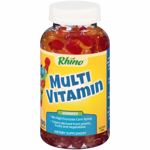 Rhino Multi Vitamin Gummies 190 Count Perspective: right