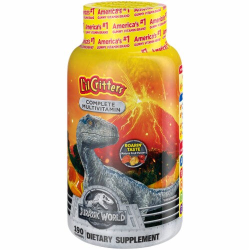 L'il Critters Jurassic World Complete Multivitamin Gummies Perspective: right