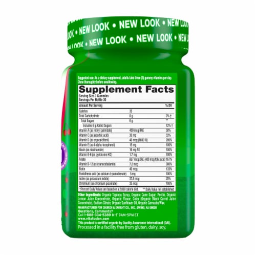 Vitafusion Organic Womens Multi Gummies Perspective: right