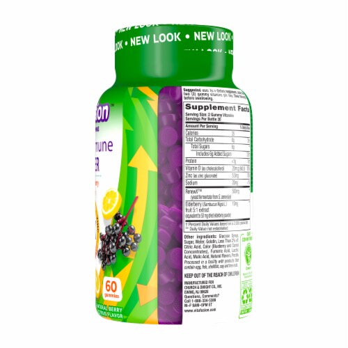 Vitafusion™ Triple Immune Power Berry Citrus Dietary Supplement Gummies Perspective: right