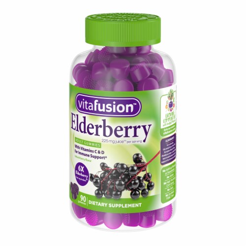 Vitafusion™ Elderberry Immune Support Adult Gummies Perspective: right