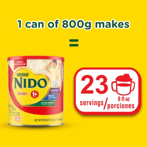 Nestlé NIDO Kinder Toddler Milk Beverage Powder Mix 1 + Years Perspective: right