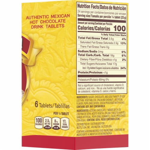 Nestle® Abuelita Mexican Hot Chocolate Tablets Perspective: right