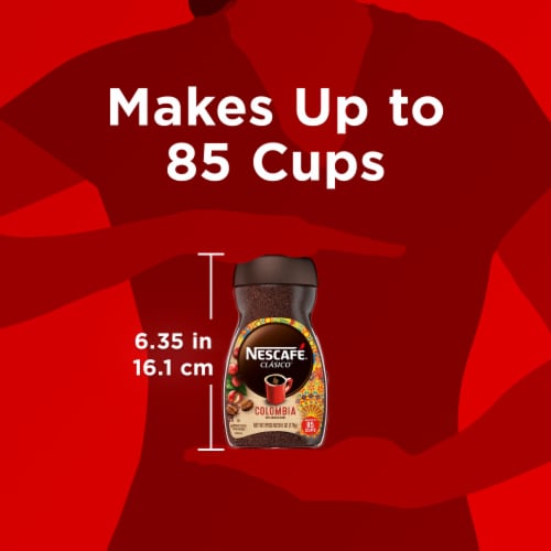 NESCAFÉ Clásico Colombia Medium Roast Instant Coffee Perspective: right