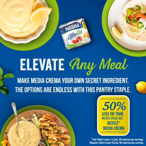 Nestle Media Crema Lite Cream Perspective: right