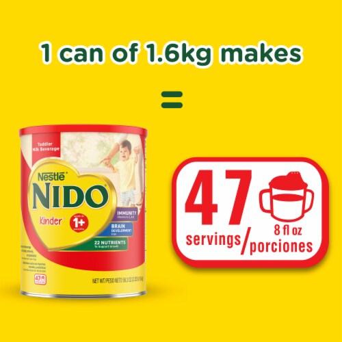 Nestlé NIDO Kinder Toddler Milk Beverage Powder Mix 1 + Years Perspective: right