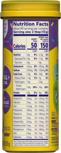 Nesquik® Hot Fudge Sundae Powdered Drink Mix Perspective: right