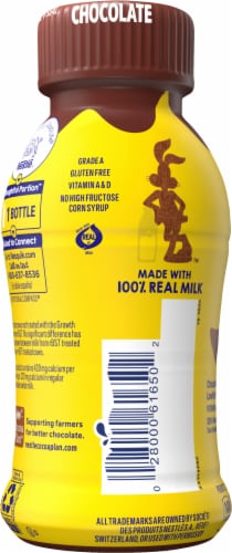 Nesquik® Chocolate Flavored Low Fat Milk Perspective: right