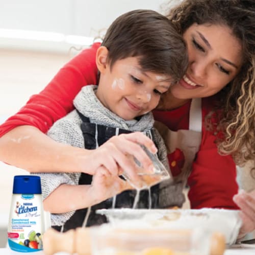 Nestle La Lechera Sweetened Condensed Milk Perspective: right