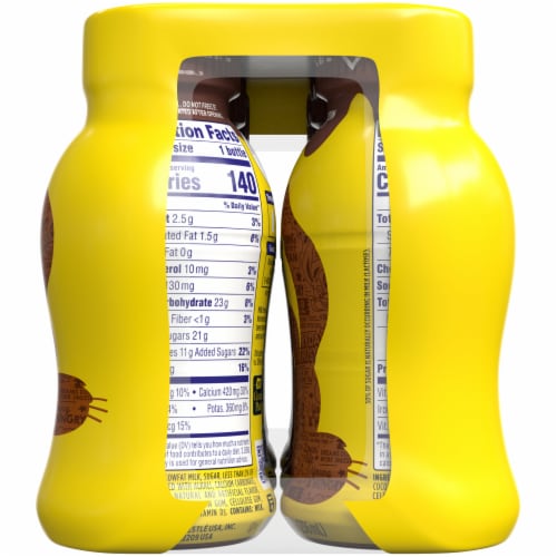 Nesquik Chocolate Low Fat Milk Perspective: right