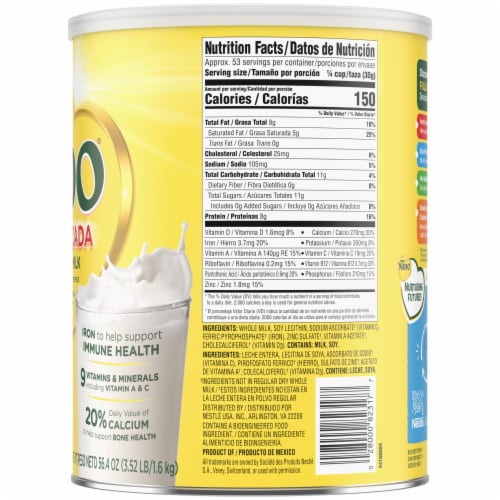 NIDO® Fortificada Dry Whole Milk Powdered Drink Mix, 3.52 lb - Food 4 Less