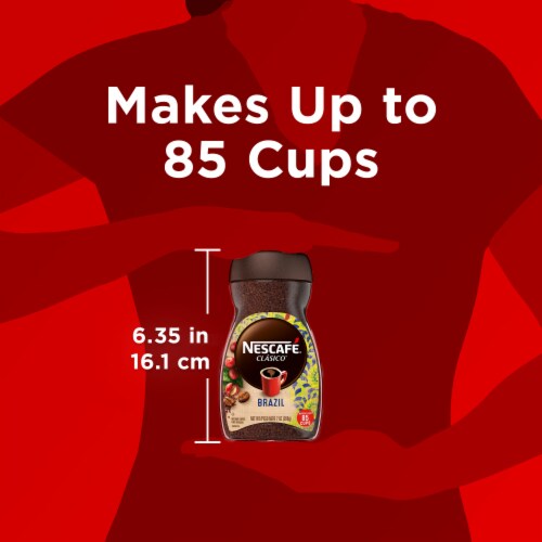 NESCAFÉ CLÁSICO Brazil Dark Roast Instant Coffee Perspective: right