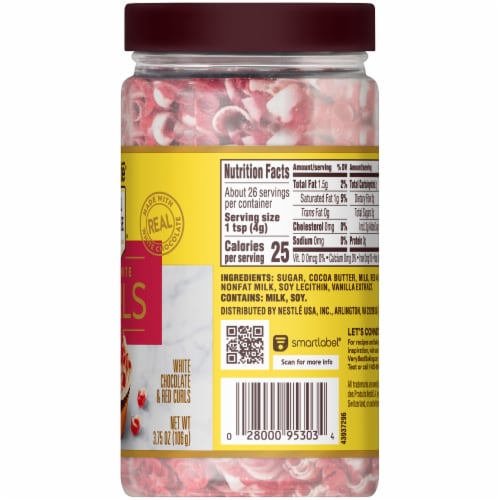 Nestle Toll House Red & White Chocolate Curls Perspective: right