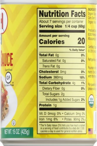 Hatch® Organic Mild Red Enchilada Sauce Perspective: right