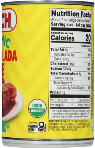 Hatch® Organic Mild Red Enchilada Sauce Perspective: right