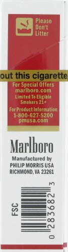 Marlboro Red Label King Cigarette Box Perspective: right