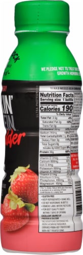 Shamrock Farms® Rockin' Protein™ Builder Strawberry Protein Shake Perspective: right