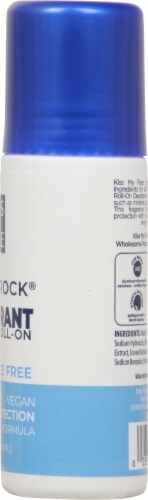 Kiss My Face Fragrance Free Liquid Rock Deodorant Perspective: right