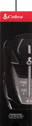 Cobra RAD480i Radar & Laser Detector Perspective: right