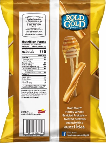 Rold Gold® Honey Wheat Pretzel Braided Sticks Perspective: right