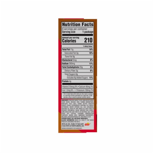 Munchies® Peanut Butter Sandwich Snack Crackers Perspective: right