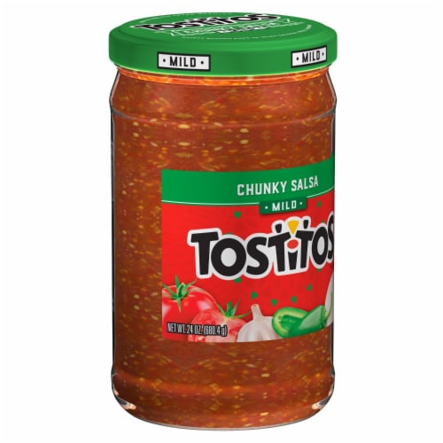 Tostitos Mild Chunky Salsa Dip Perspective: right