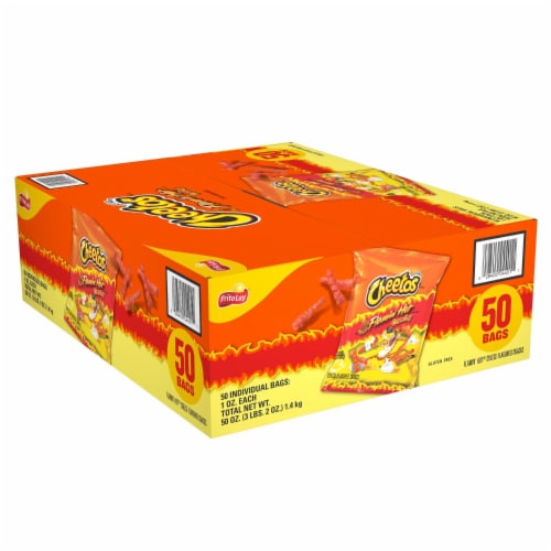 Cheetos® Crunchy Flamin' Hot Chips Multipack Perspective: right