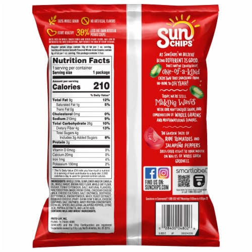 SunChips® Garden Salsa Whole Grain Chips Perspective: right