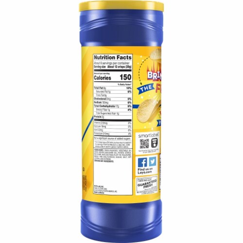 Lays® Stax Original Snacks Stacks Crisps Potato Chips Perspective: right