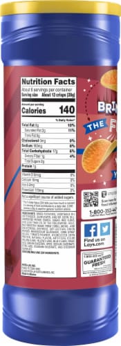 Lay's® Stax Mesquite Barbecue Potato Chips Perspective: right