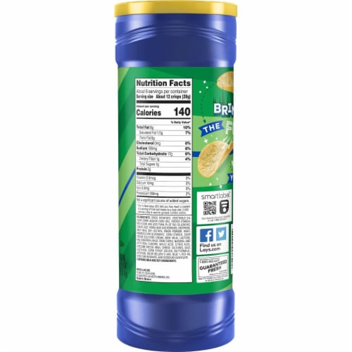 Lays® Stax Sour Cream and Onion Potato Chips Perspective: right