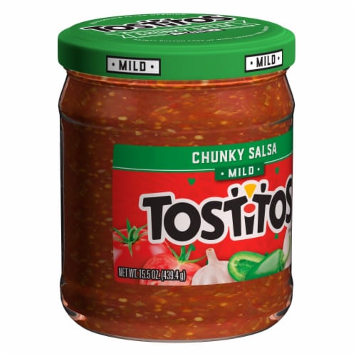 Tostitos Mild Chunky Salsa Dip Perspective: right