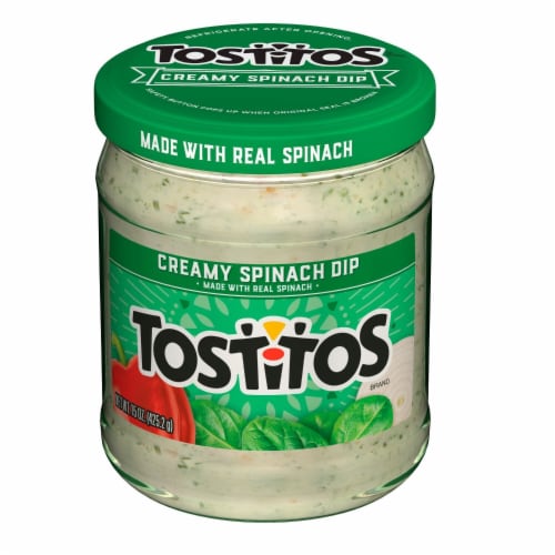 Tostitos Creamy Spinach Dip Perspective: right