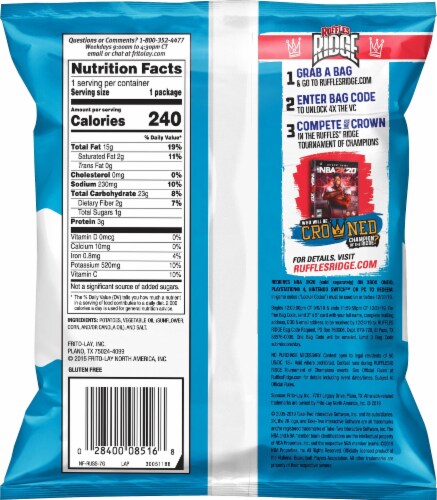 Ruffles® Original Potato Chips Perspective: right