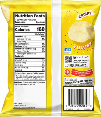 Lay's® Classic Potato Chips Perspective: right