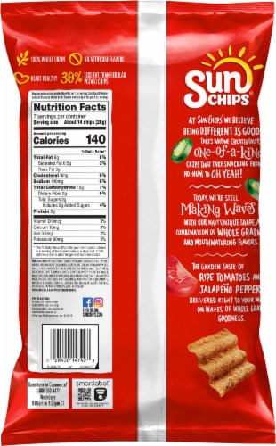 SunChips® Garden Salsa Whole Grain Chips Perspective: right