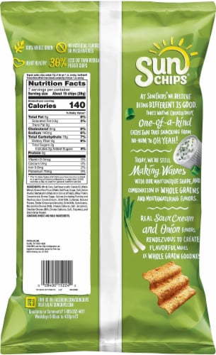 SunChips® French Onion Whole Grain Chips Perspective: right