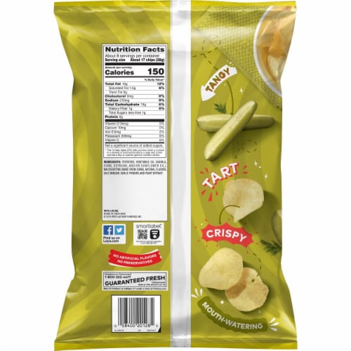 Lay's® Dill Pickle Potato Chips Perspective: right