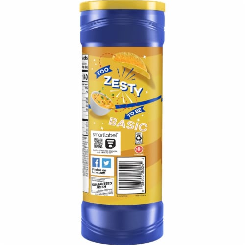 Lay's® Stax Zesty Queso Snacks Stacks Crisps Potato Chips Perspective: right