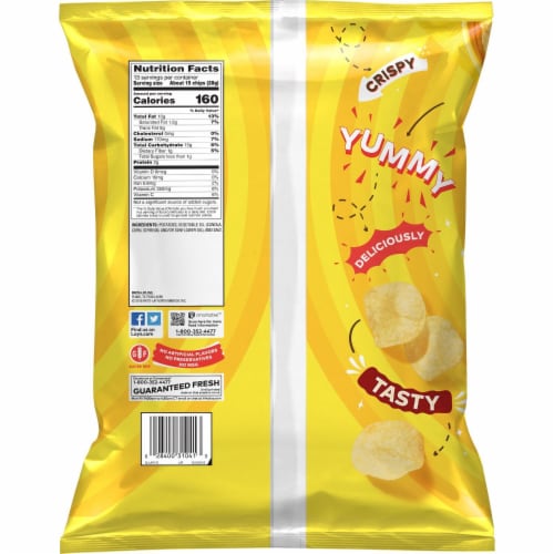 Lay's® Classic Potato Chips Party Size Perspective: right
